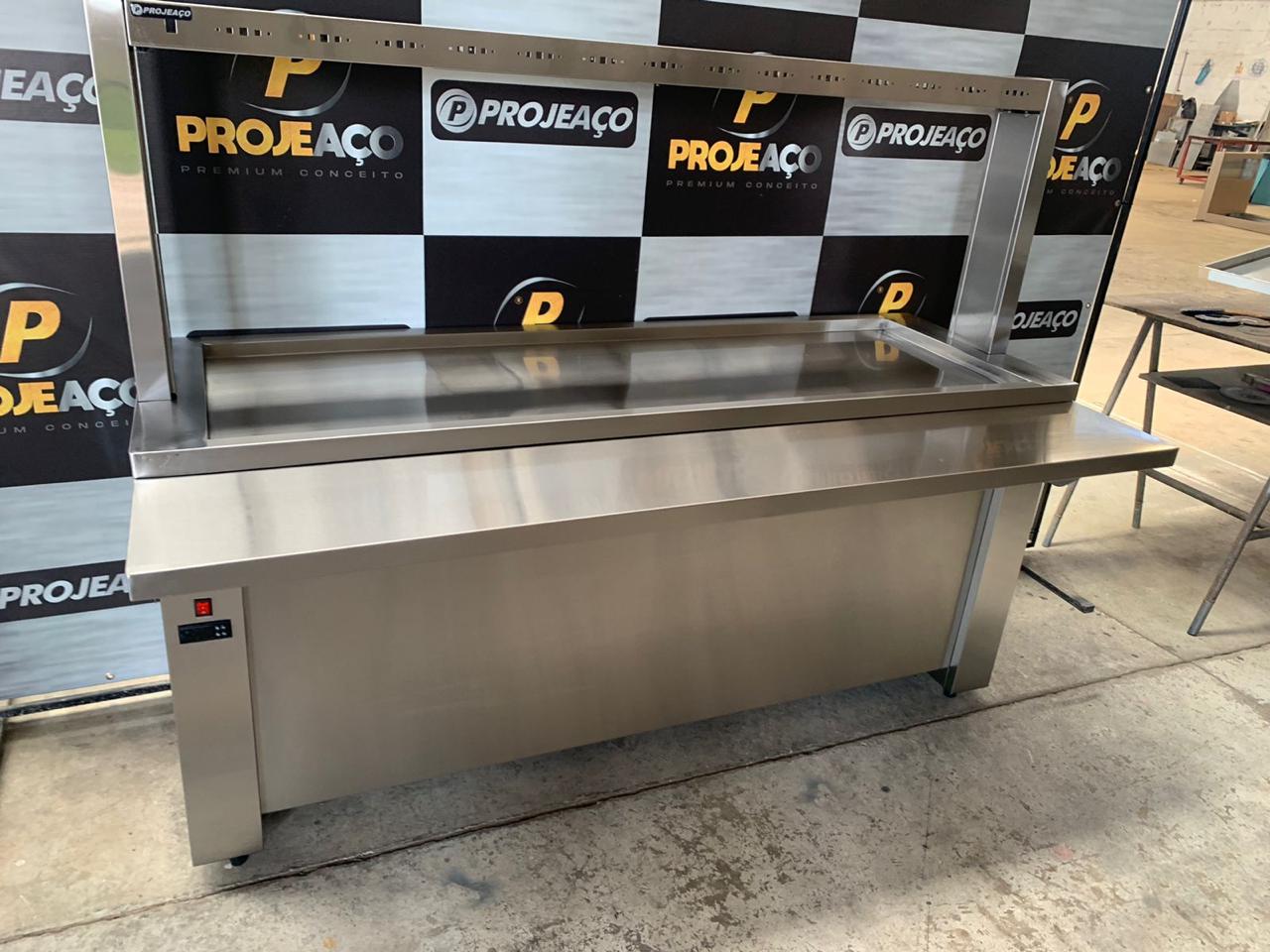 balcao self service inox .
