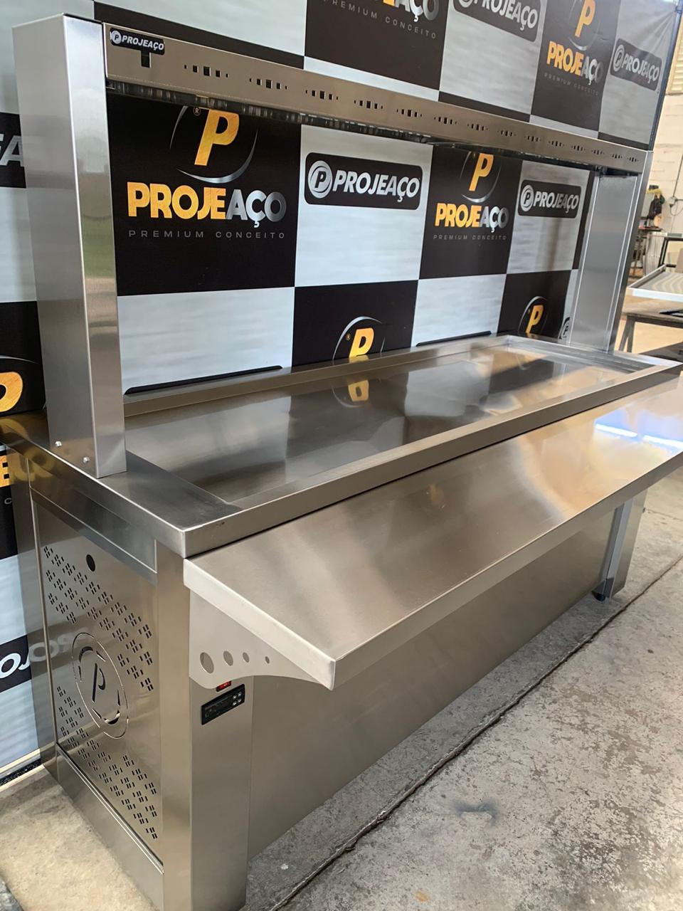 balcao self service inox